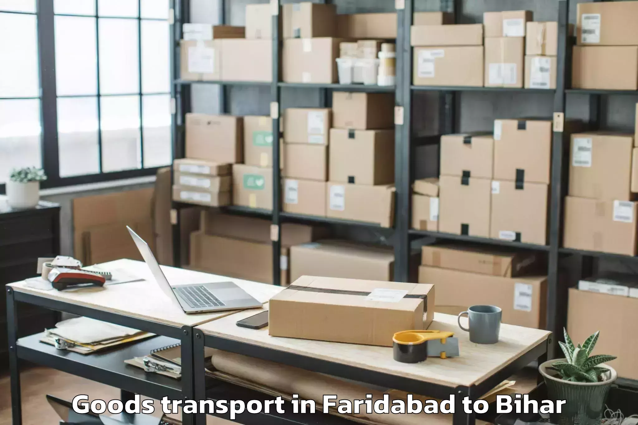 Easy Faridabad to Kamtaul Goods Transport Booking